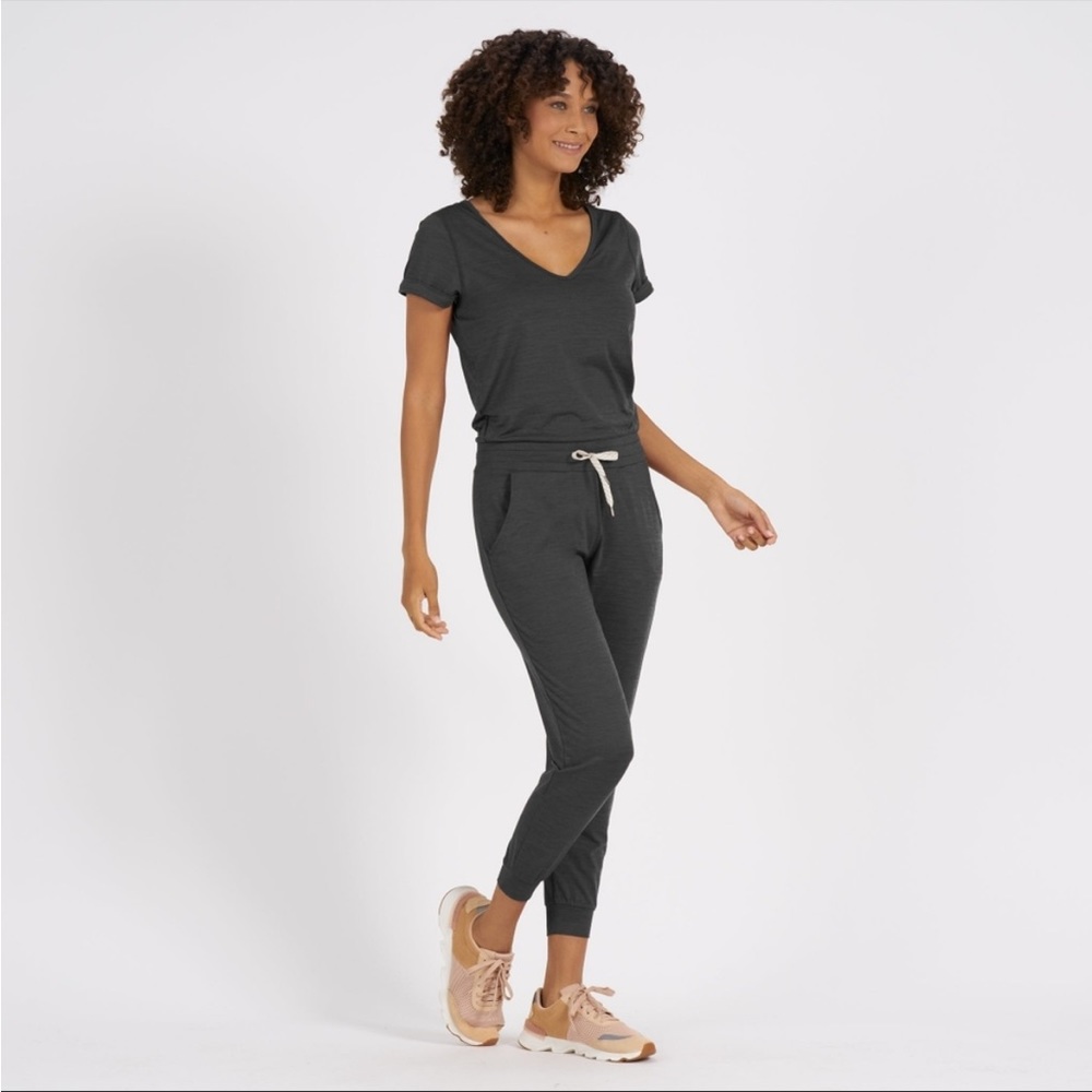Vuori All Day Jumpsuit Charcoal Heather-Still full price!